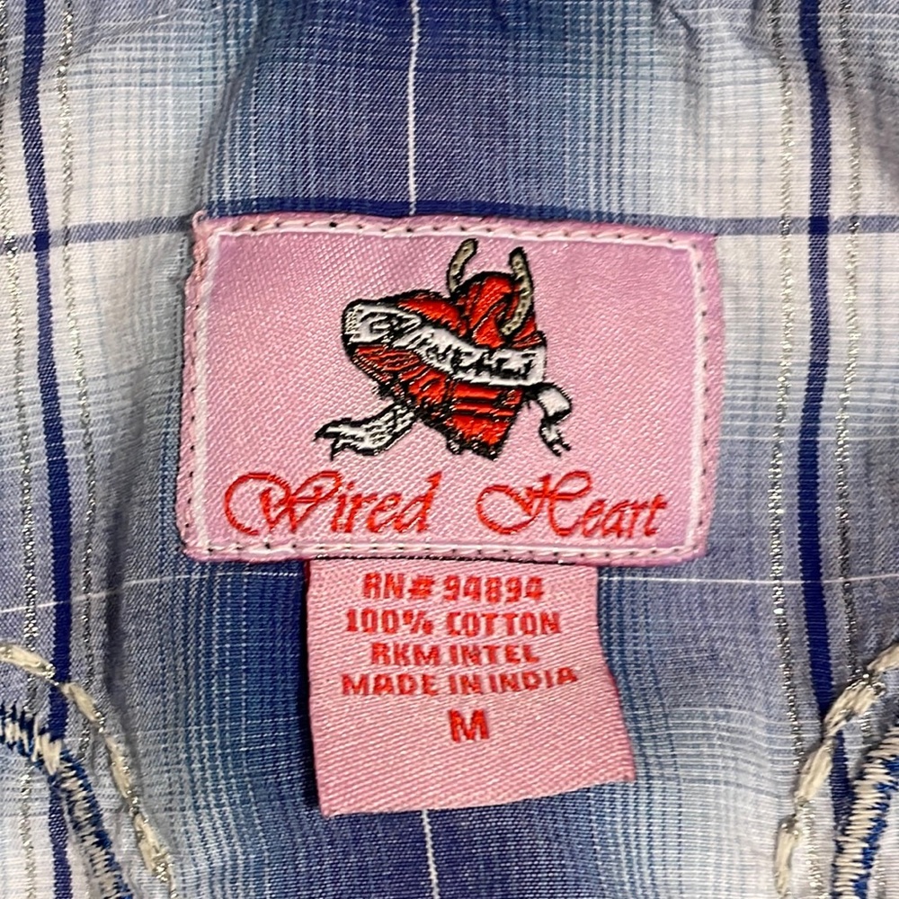 Tired heart, women’s, cow girl shirt - Picture 12 of 13